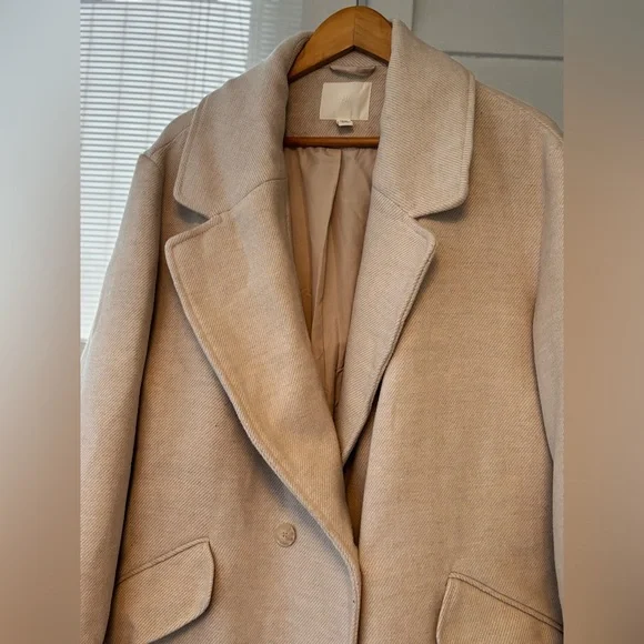 H&M Cream Trench Coat for Women - Picture 3 of 7